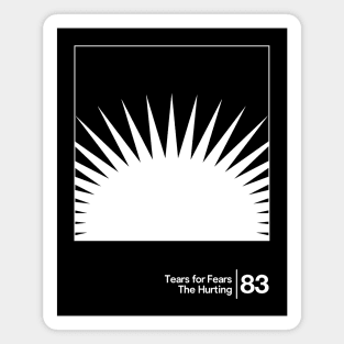 Tears For Fears - The Hurting / Minimalist Graphic Artwork Magnet